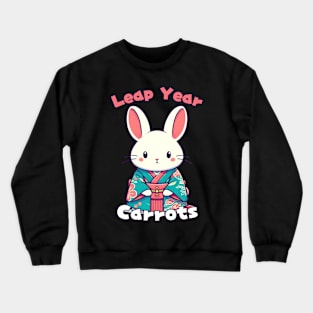 Leap year rabbit Crewneck Sweatshirt